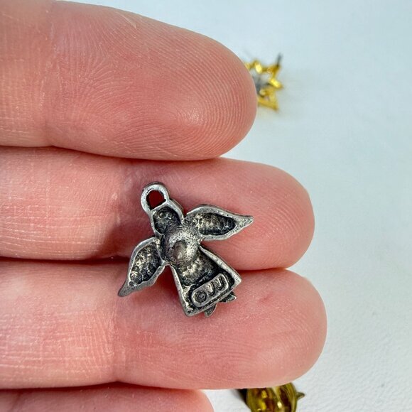 Angel Religious Pin Brooch Earrings Lot Gold-Tone Avon JJ Jonette - Picture 10 of 10